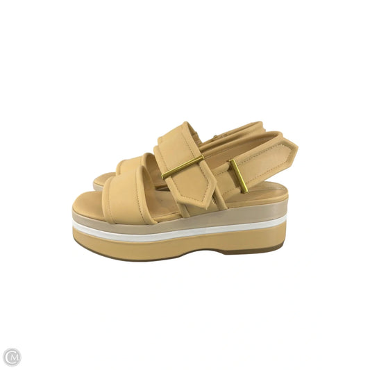 Sandals Flats By Franco Sarto In Tan, Size: 7