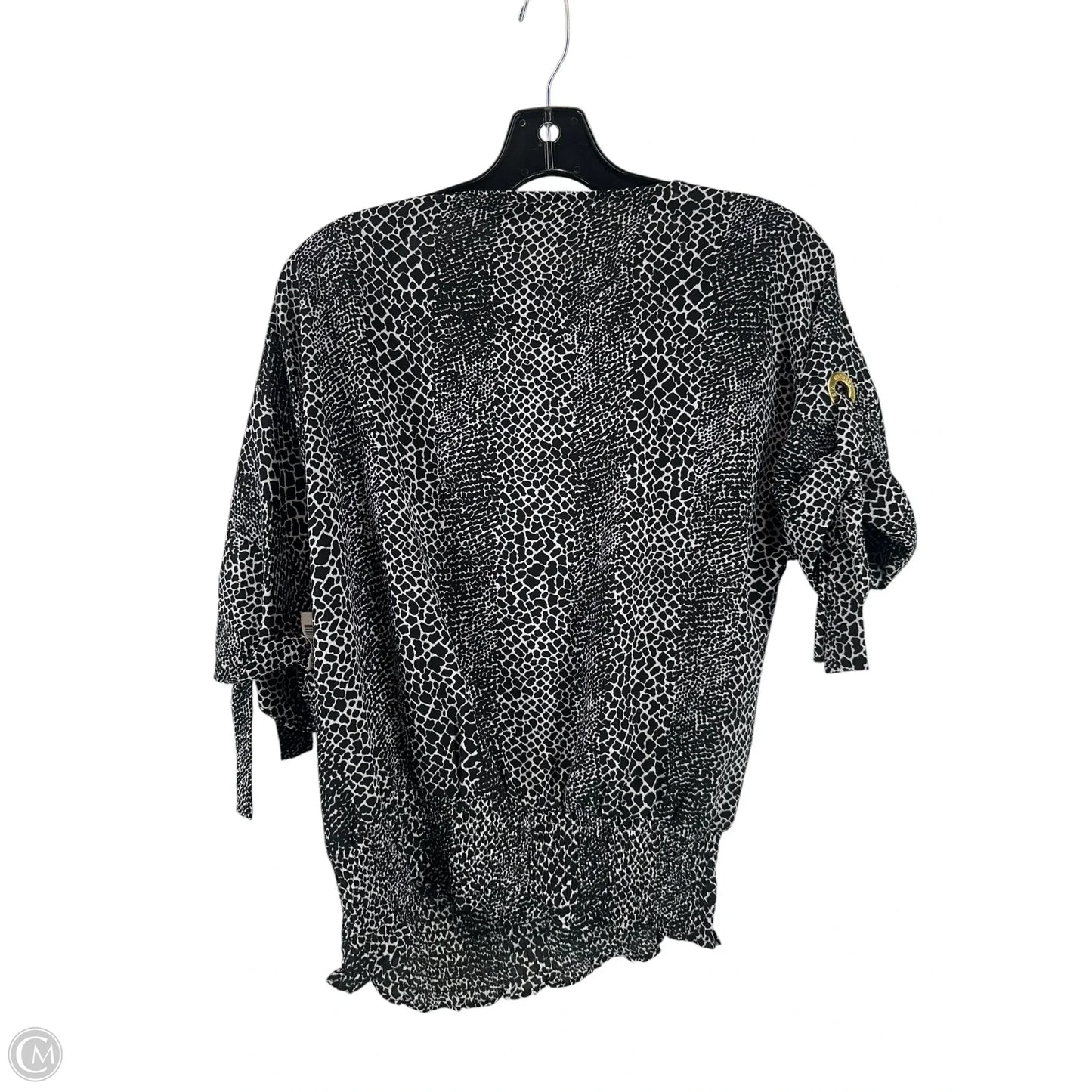 Top Short Sleeve By Michael By Michael Kors In Black, Size: M