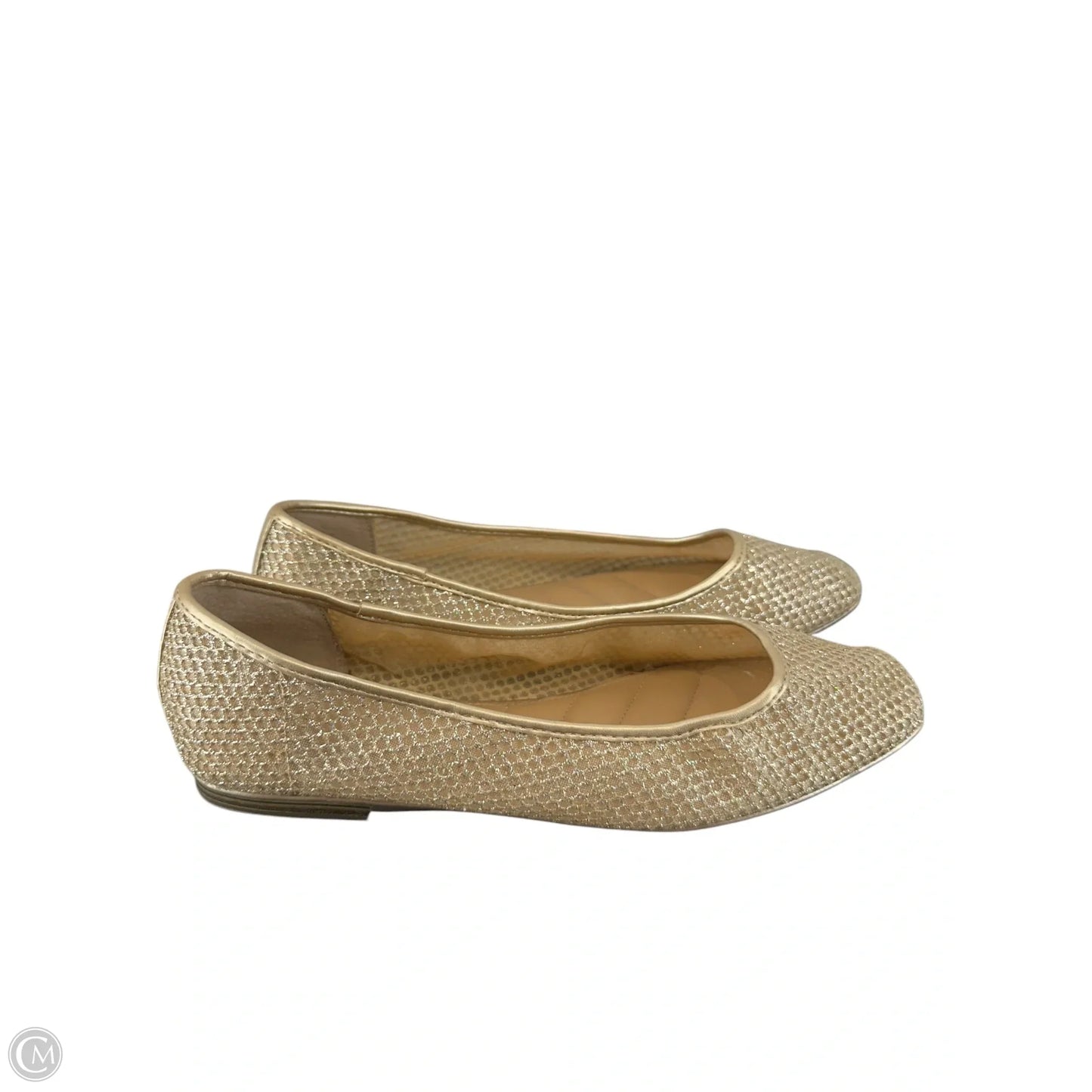 Shoes Flats By Kelly And Katie In Gold, Size: 10