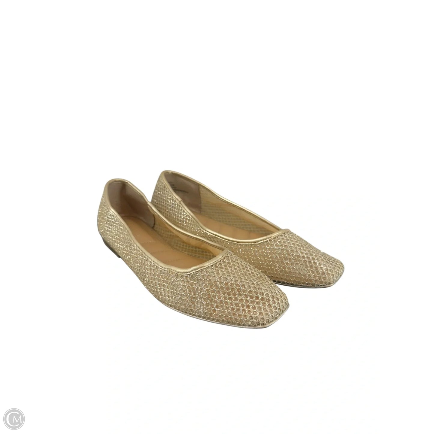 Shoes Flats By Kelly And Katie In Gold, Size: 10