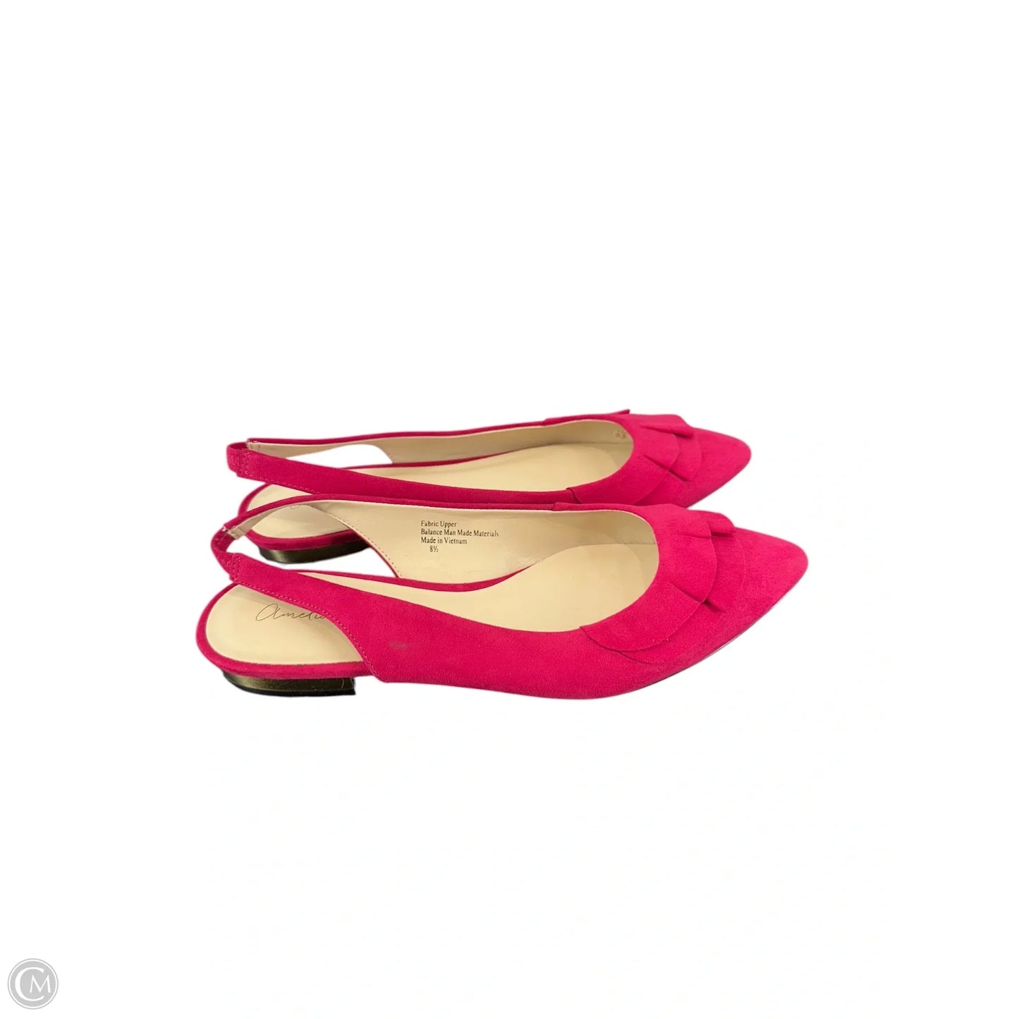 Shoes Flats By Clothes Mentor In Pink, Size: 8.5