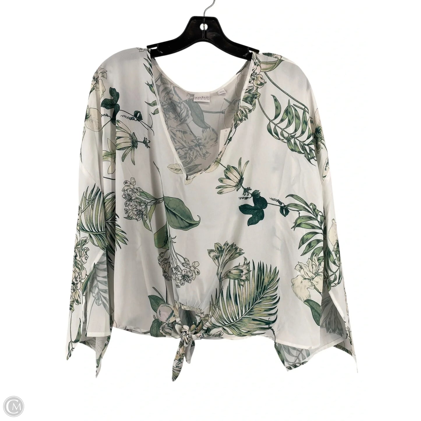 Top Long Sleeve By New York And Co In White, Size: Xl