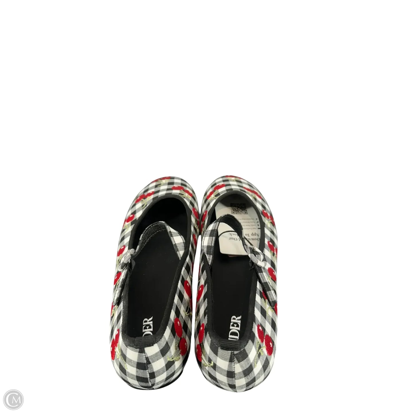Shoes Flats By Cider In Checkered Pattern, Size: 9