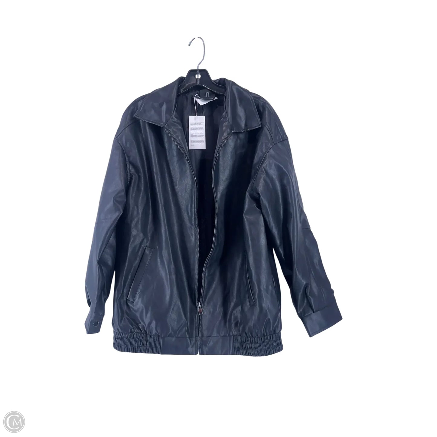 Jacket Leather By Automet In Black, Size: M