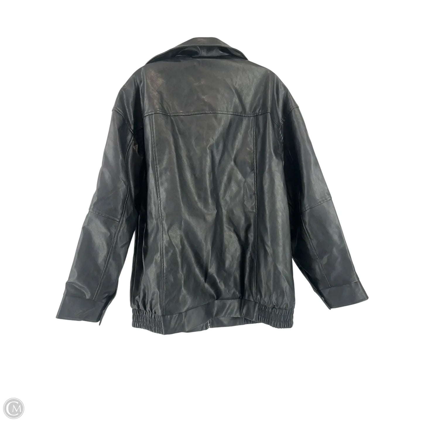 Jacket Leather By Automet In Black, Size: M