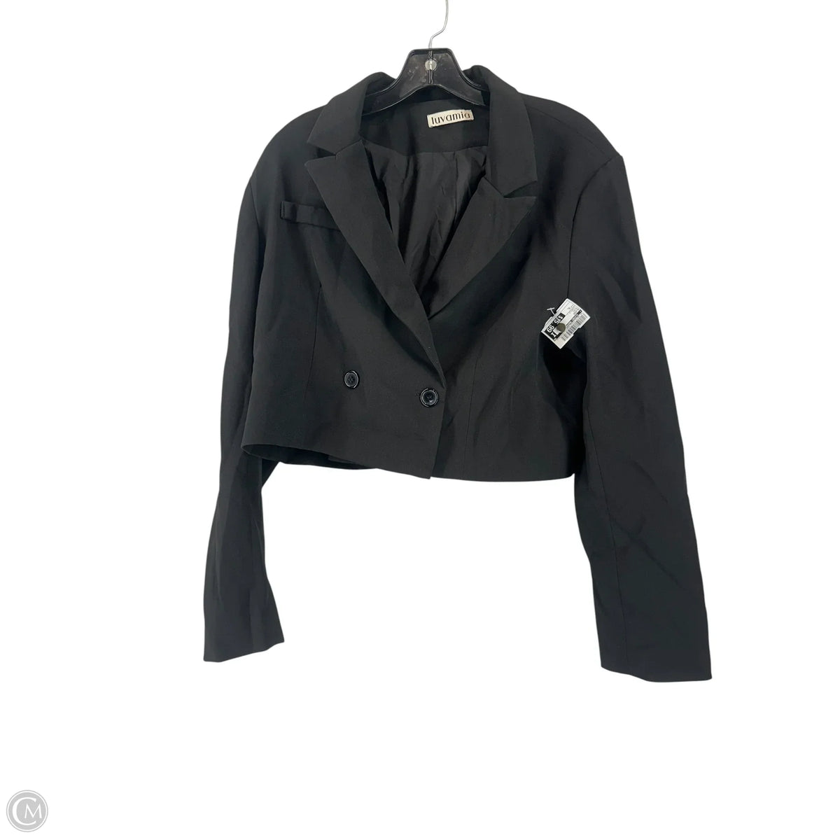 Blazer By Clothes Mentor In Black, Size: Xl