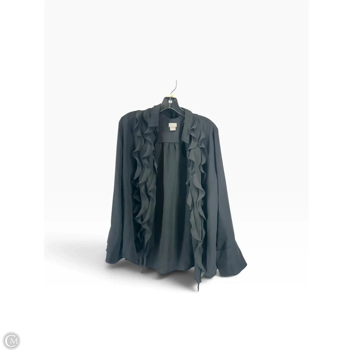 Top Long Sleeve By Chicos In Black, Size: 2