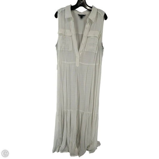 Dress Casual Maxi By Simply Vera In White, Size: L