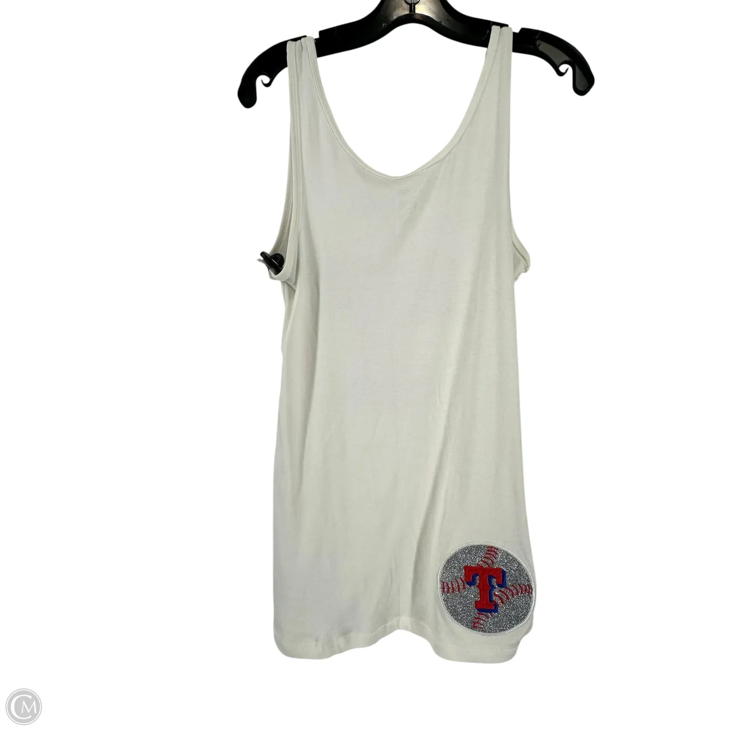 Top Sleeveless By Mossimo In White, Size: Xl