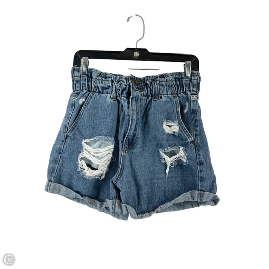 Shorts By Forever 21 In Blue Denim, Size: L