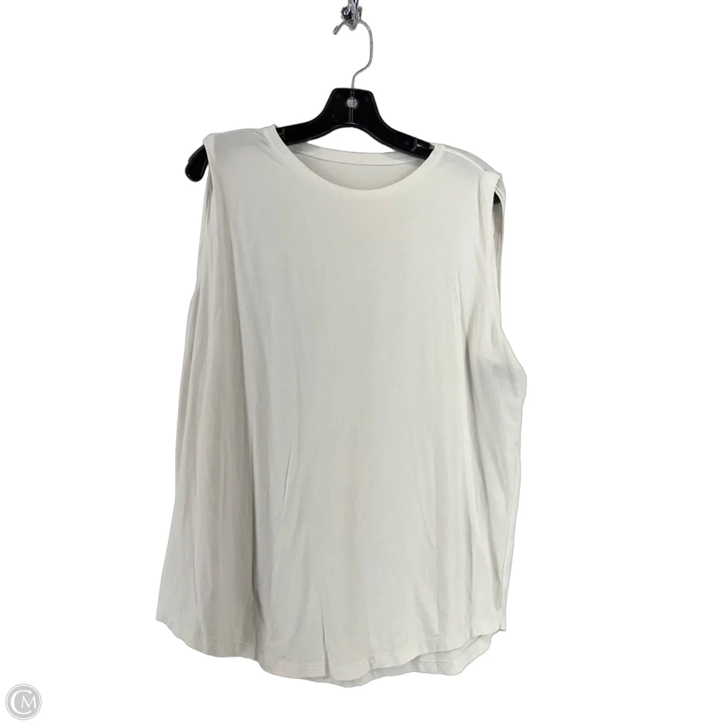 Top Sleeveless By Lululemon In Cream, Size: M