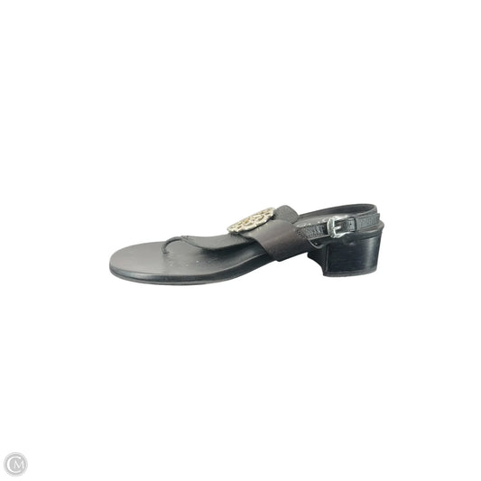 Sandals Heels Block By Brighton In Black, Size: 8