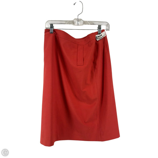 Skirt Midi By Talbots In Red, Size: 6