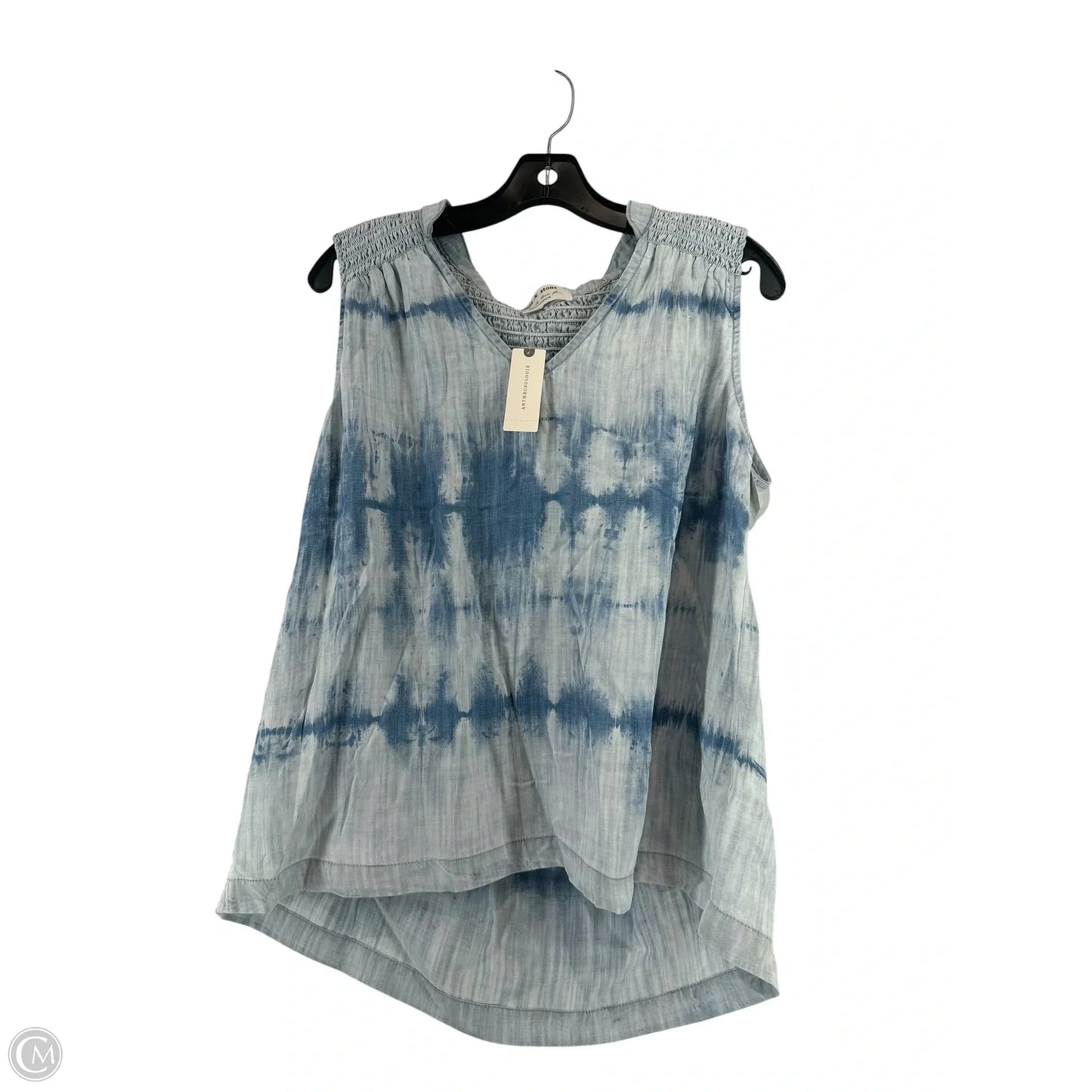 Top Sleeveless By Cloth & Stone In Blue, Size: M