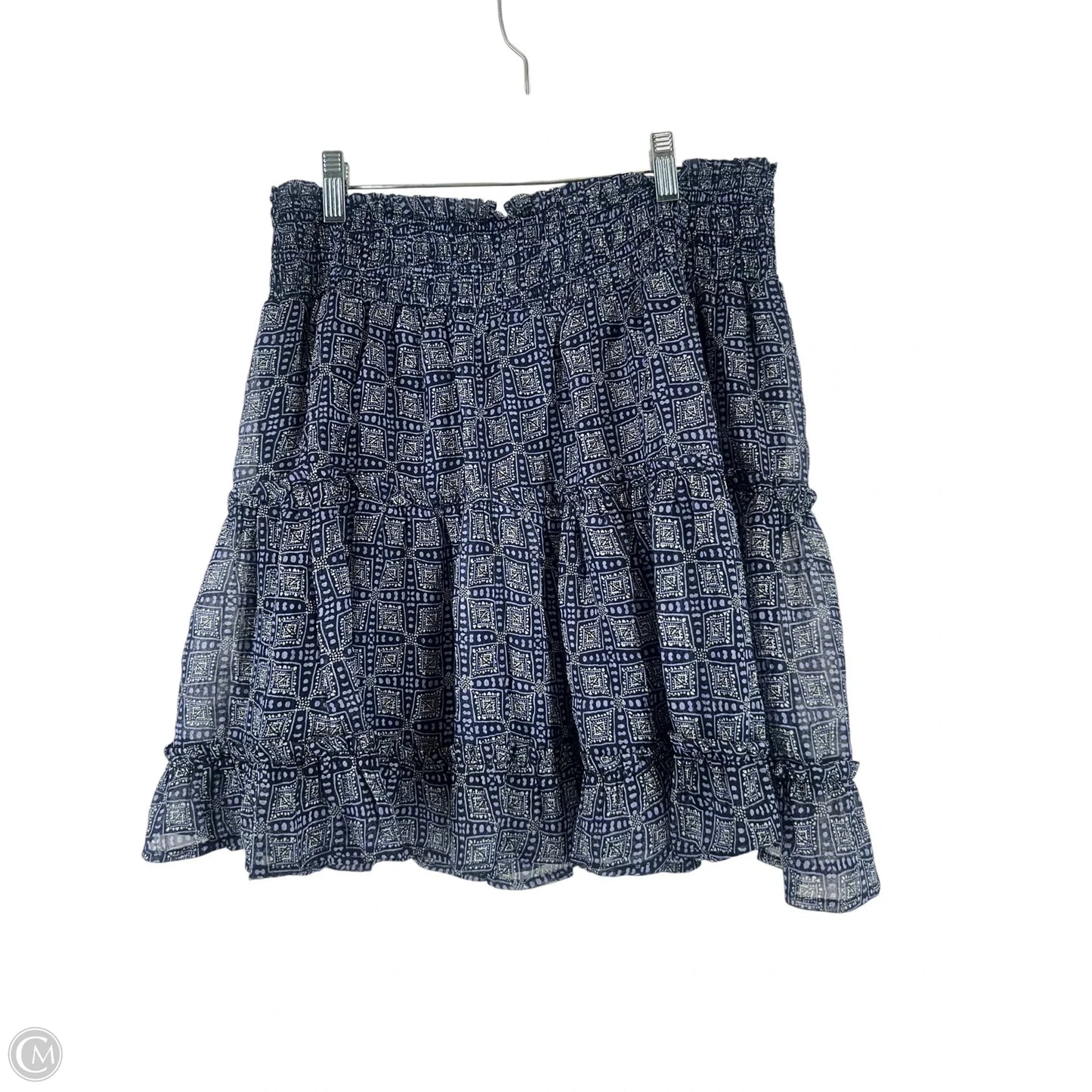 Skirt Mini & Short By Blu Pepper In Navy, Size: L