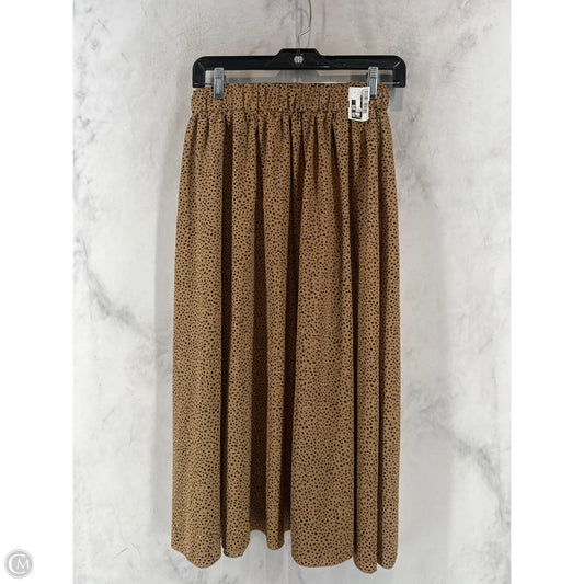 Skirt Midi By Shein In Leopard Print, Size: S