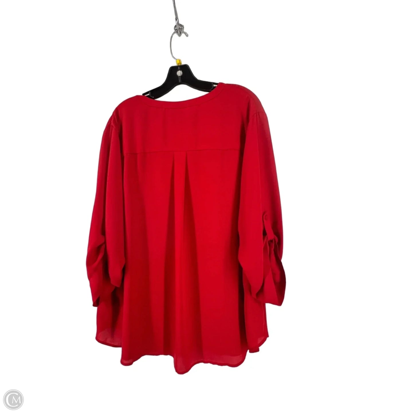 Top Long Sleeve By Torrid In Red, Size: 3x