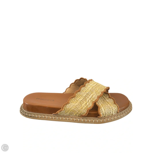 Sandals Flats By Maurices In Brown & Cream, Size: 8