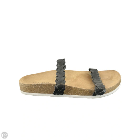 Sandals Flats By Indigo In Brown, Size: 8.5