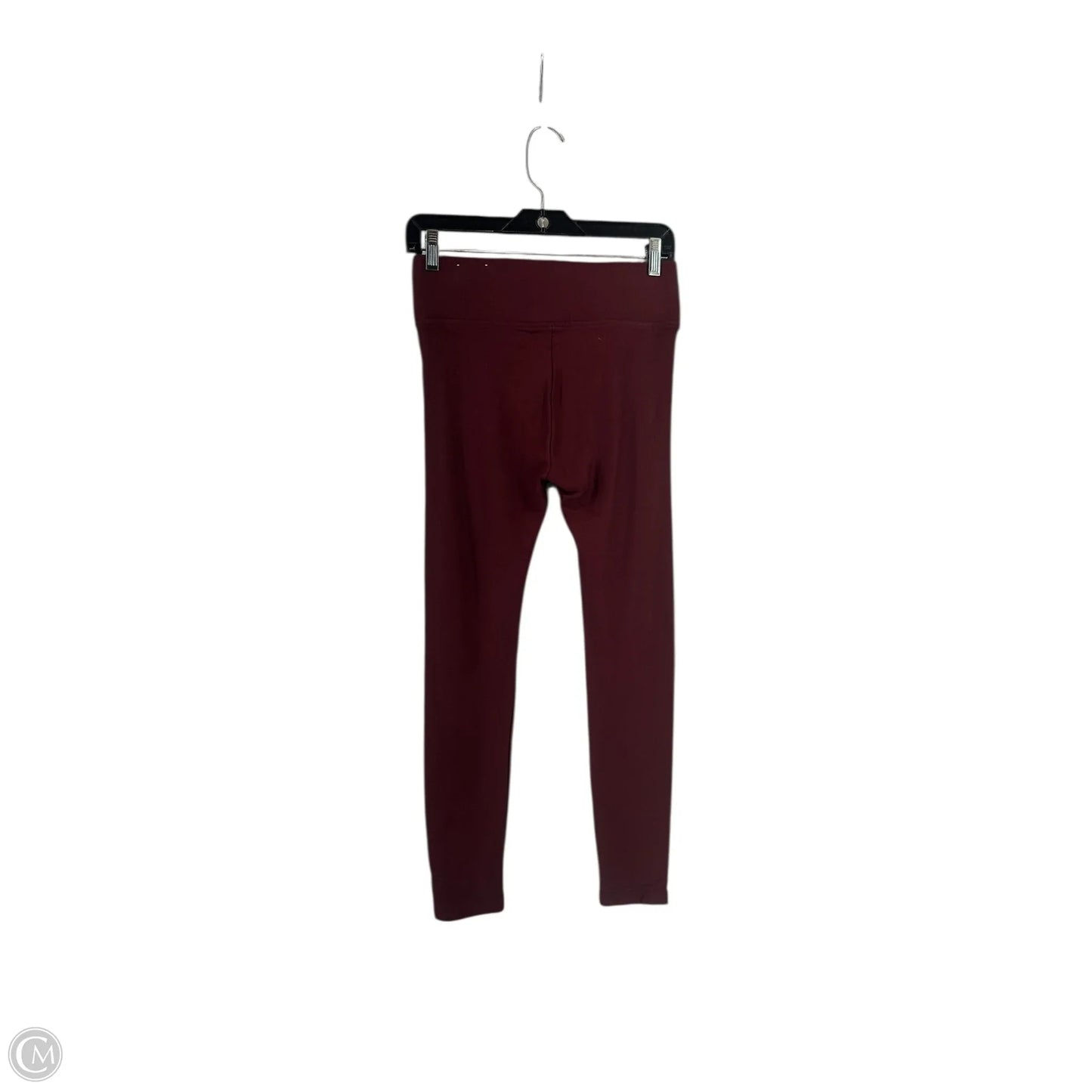 Athletic Leggings By Lou And Grey In Maroon, Size: S