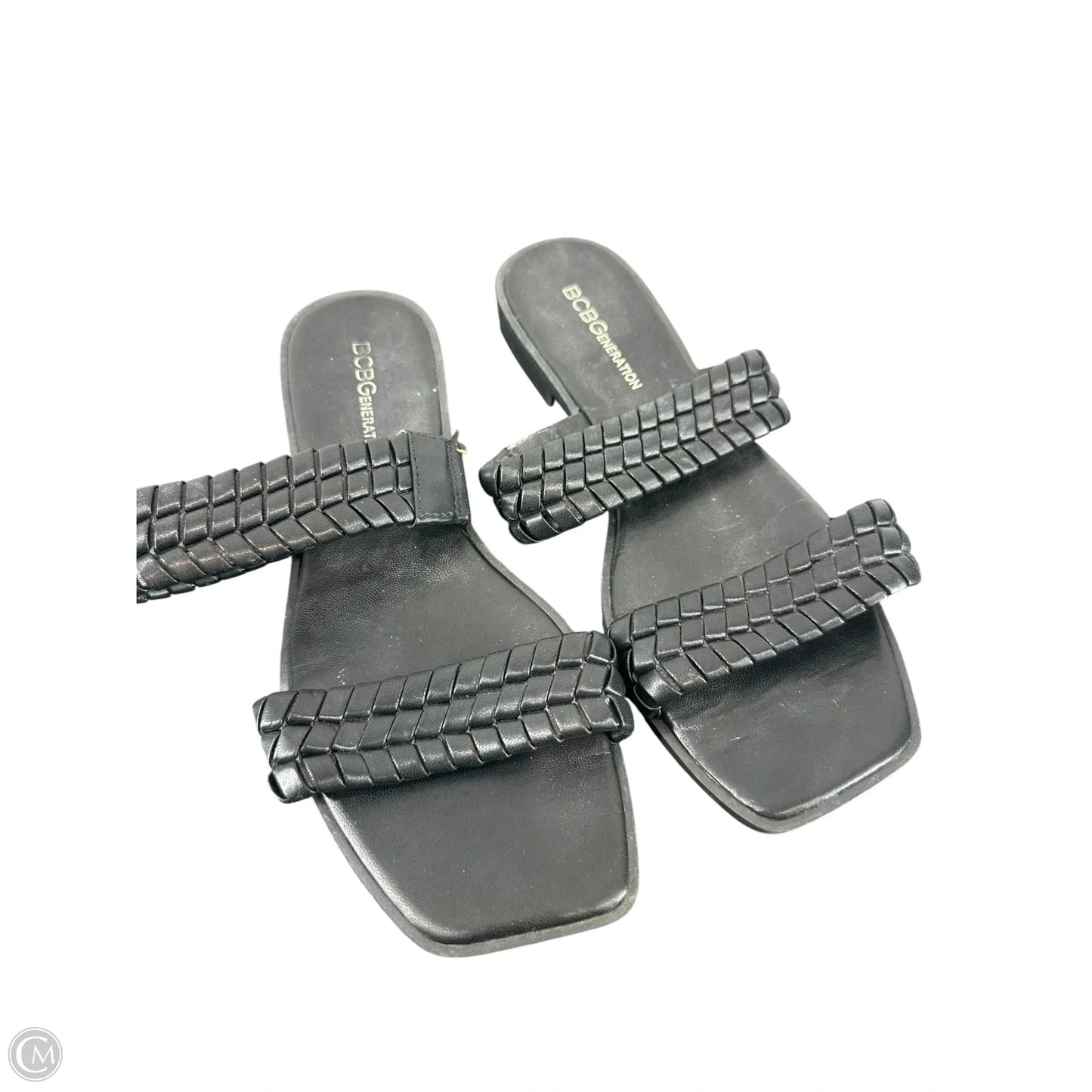 Sandals Flats By Bcbg In Black, Size: 7