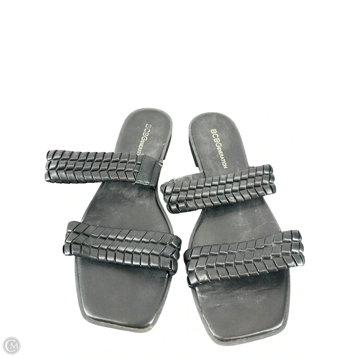 Sandals Flats By Bcbg In Black, Size: 7