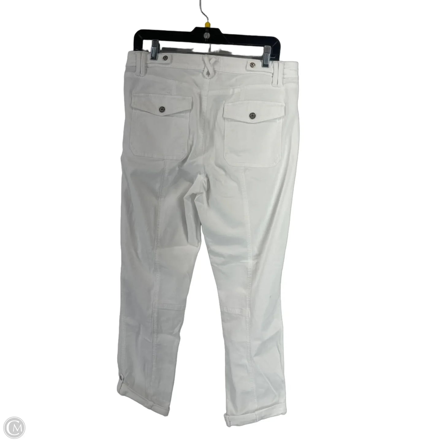 Jeans Straight By White House Black Market In White, Size: 12l