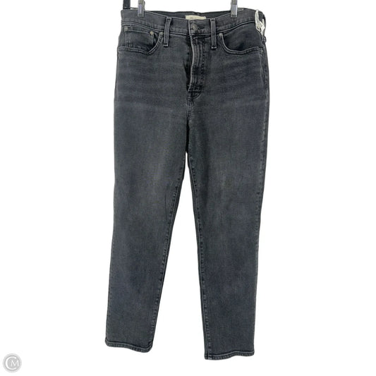 Jeans Straight By Madewell In Black, Size: 2l