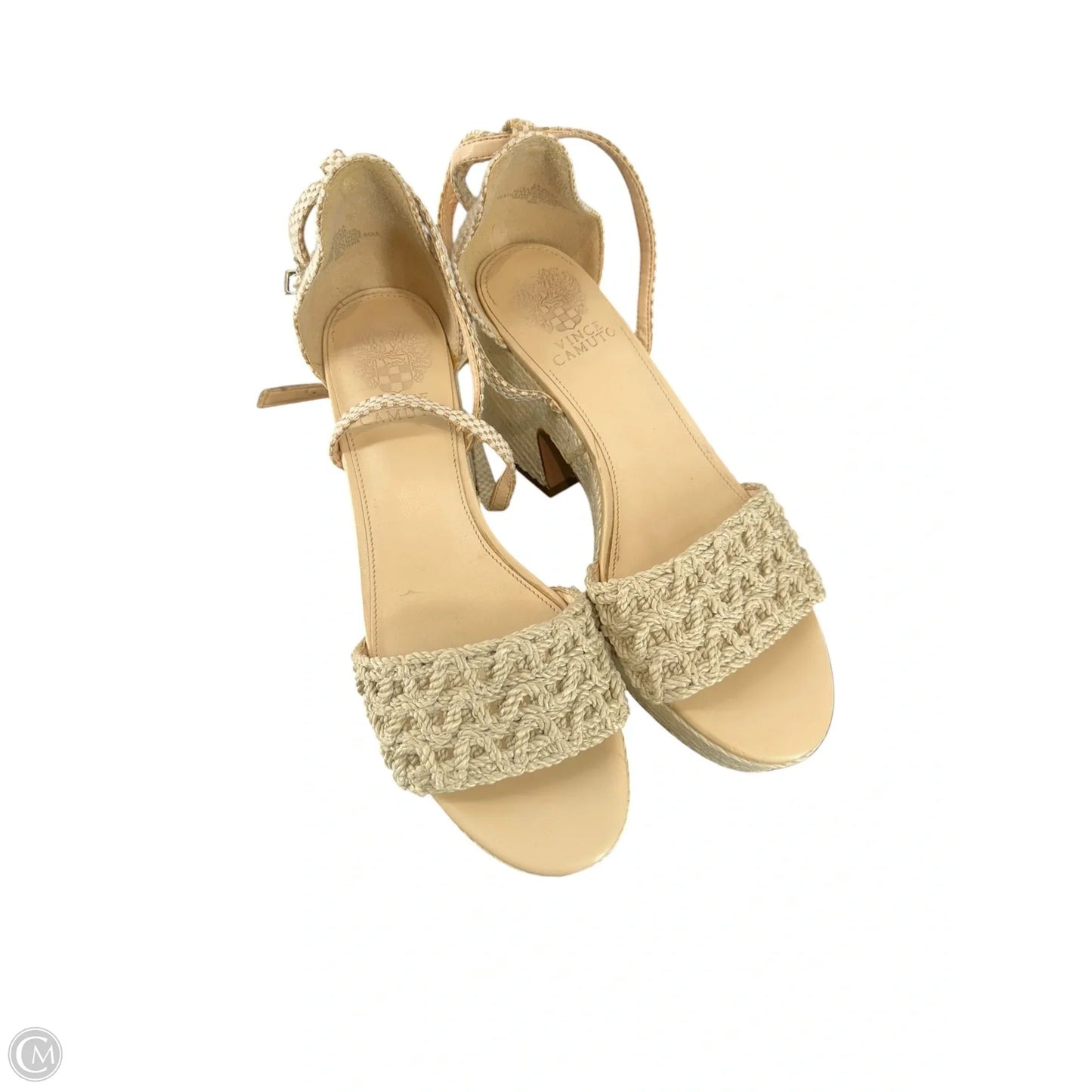 Shoes Heels Block By Vince Camuto In Cream, Size: 8