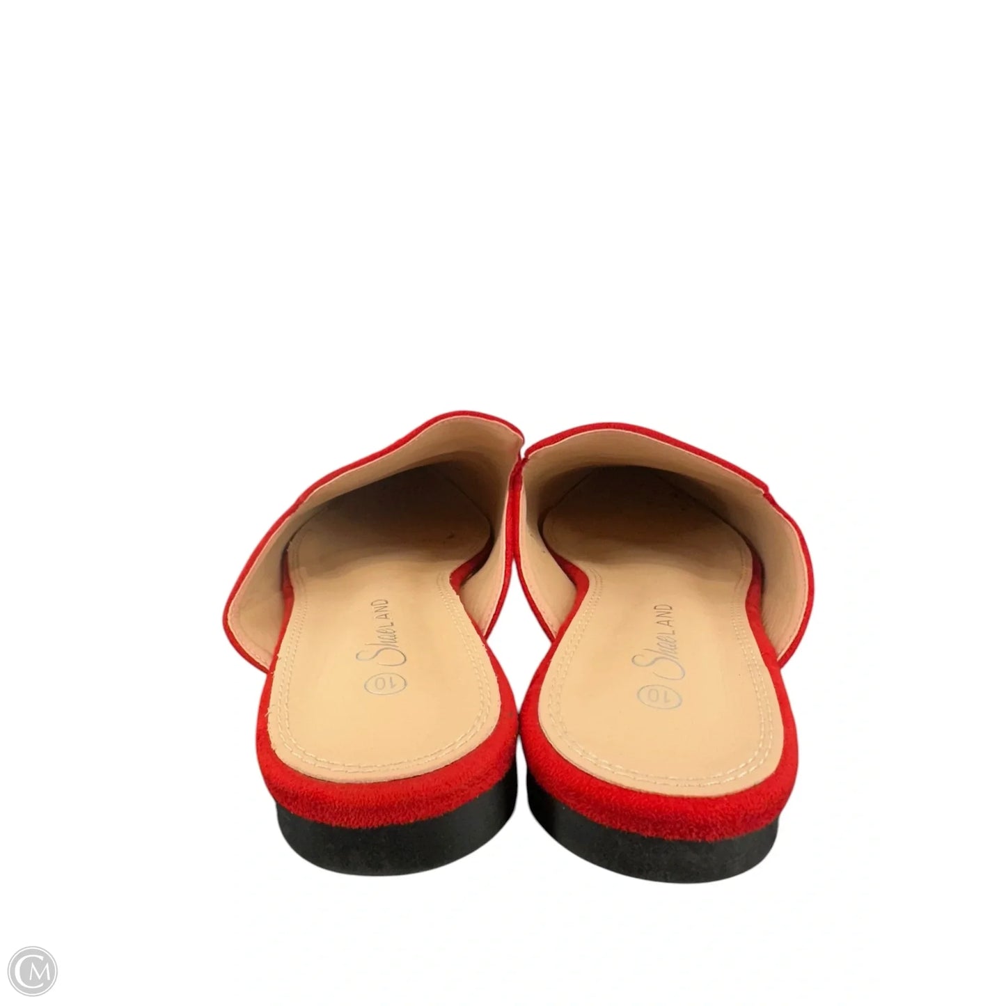 Shoes Flats By Clothes Mentor In Red, Size: 10