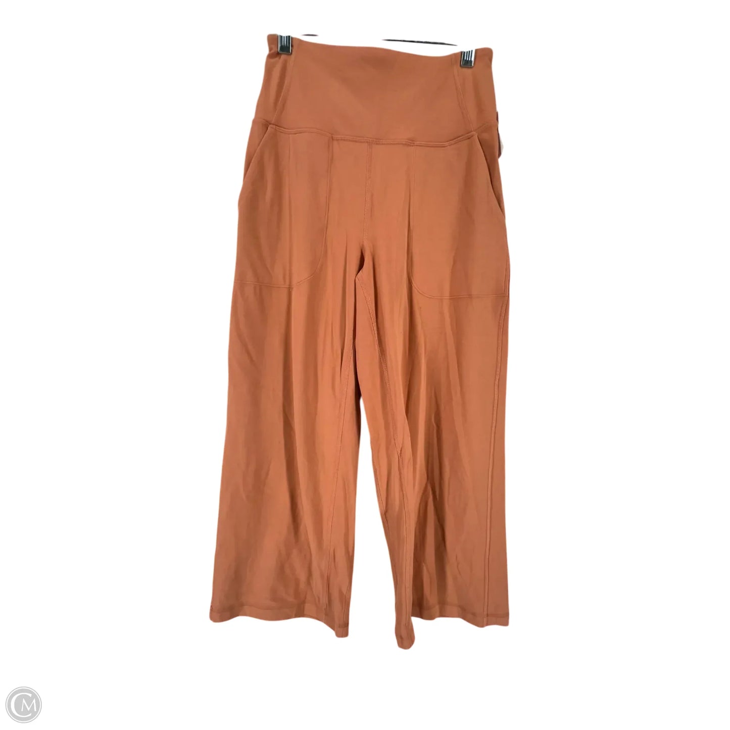 Athletic Leggings By Lululemon In Orange, Size: M