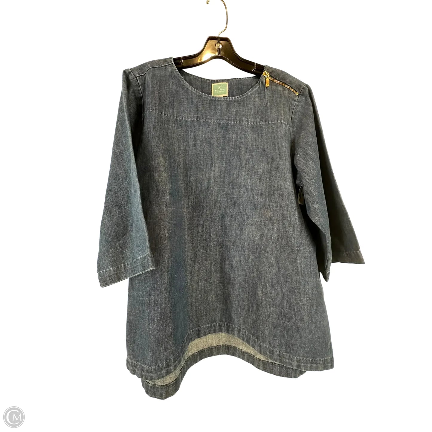 Top Long Sleeve Basic By Old Navy In Cream, Size: L