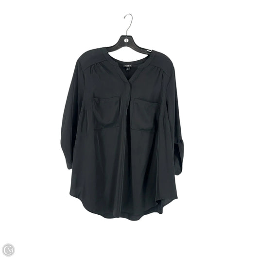 Blouse 3/4 Sleeve By Torrid In Black, Size: 2x