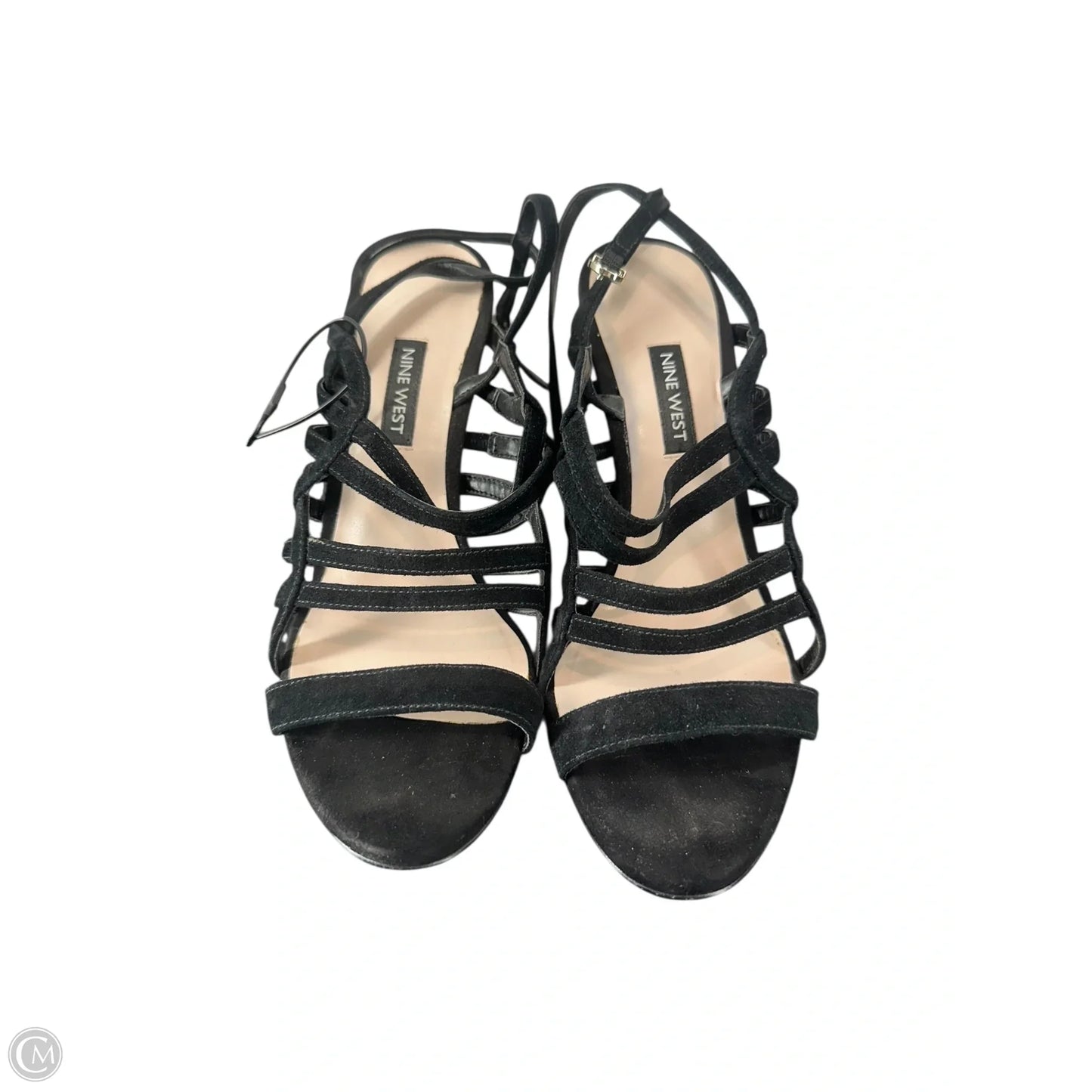 Shoes Heels Kitten By Nine West In Black, Size: 7.5