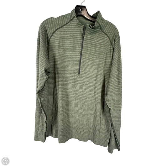 Athletic Top Long Sleeve Crewneck By Lululemon In Green, Size: Xl
