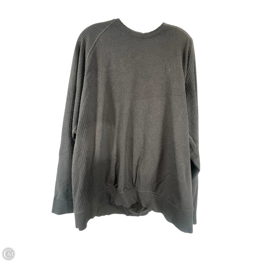 Top Long Sleeve By Lululemon In Black, Size: Xl