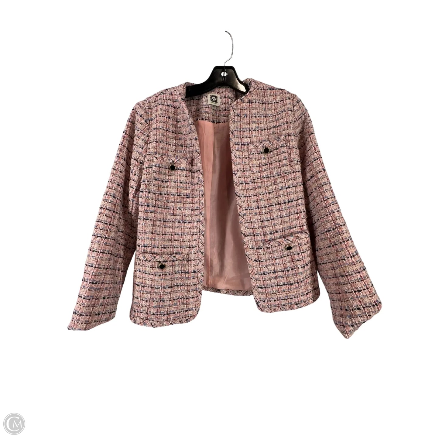 Blazer By Anne Klein In Pink, Size: S