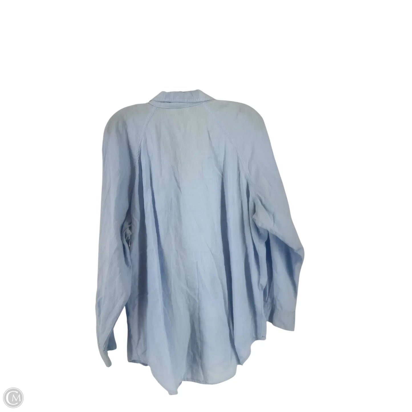 Top Long Sleeve By Universal Thread In Blue, Size: L