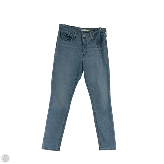Jeans Skinny By Levis In Blue, Size: 10