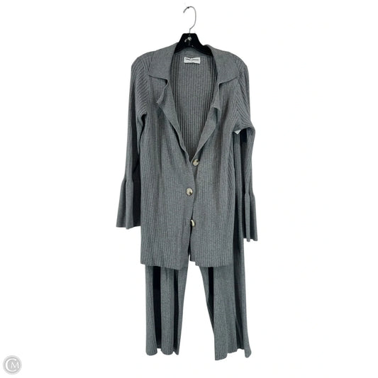 Pants Set 2pc By Clothes Mentor In Grey, Size: Xl