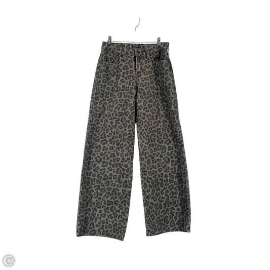 Jeans Wide Leg By Wild Fable In Animal Print, Size: 8