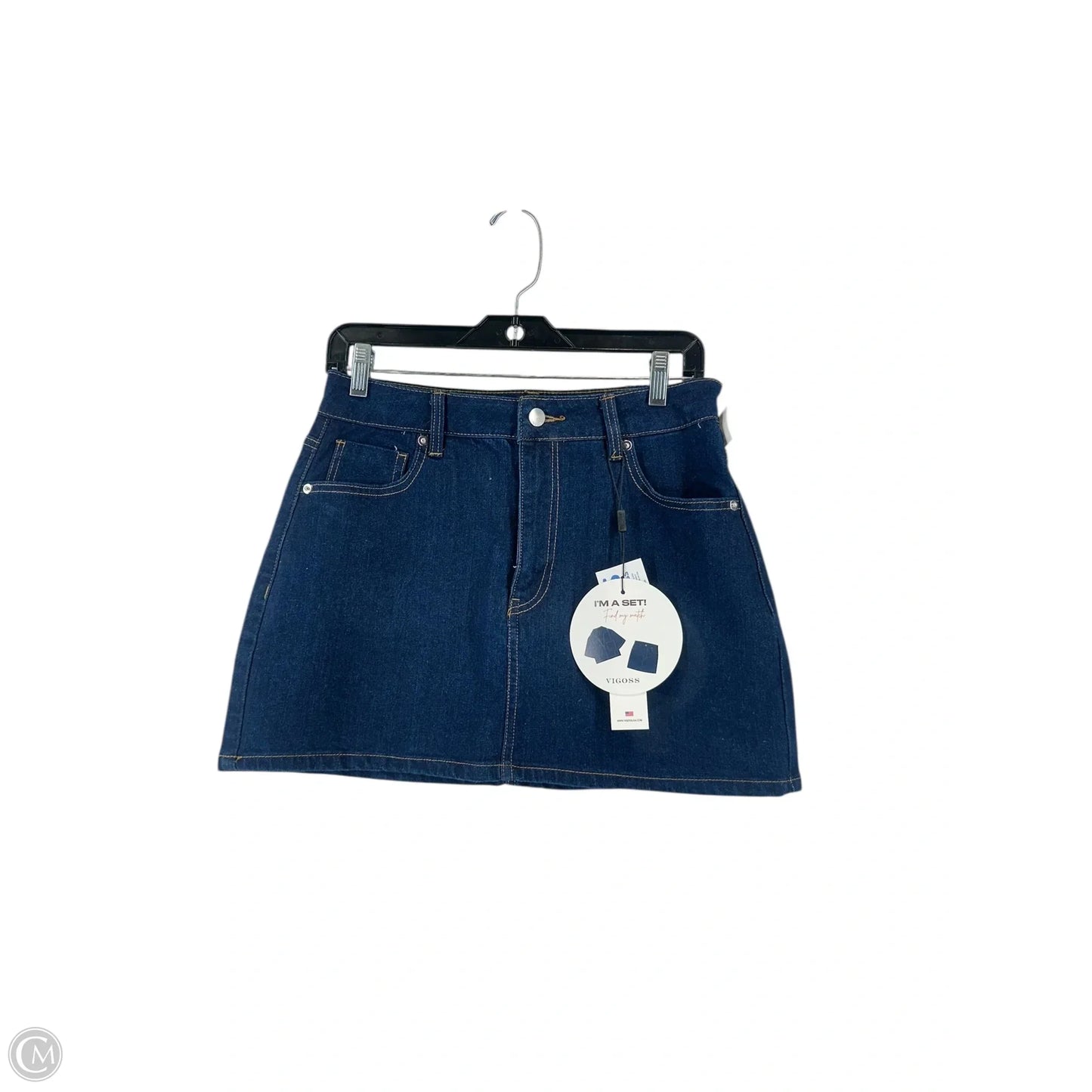 Skirt Midi By Vigoss In Blue, Size: 4