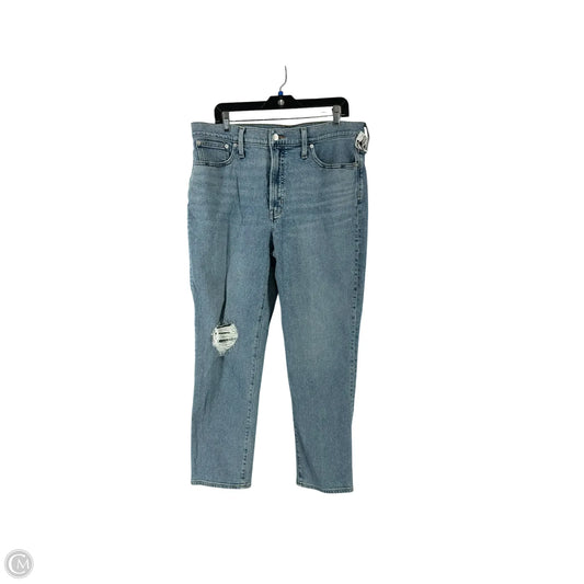 Jeans Straight By Madewell In Navy, Size: 12