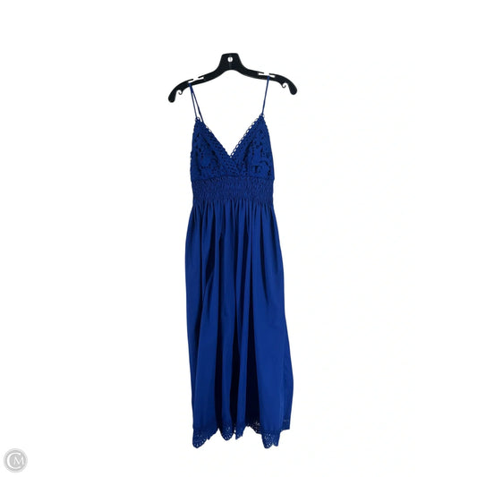 Dress Casual Maxi By By The River In Blue, Size: M