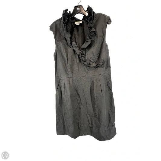 Dress Casual Midi By Loft In Black, Size: 12