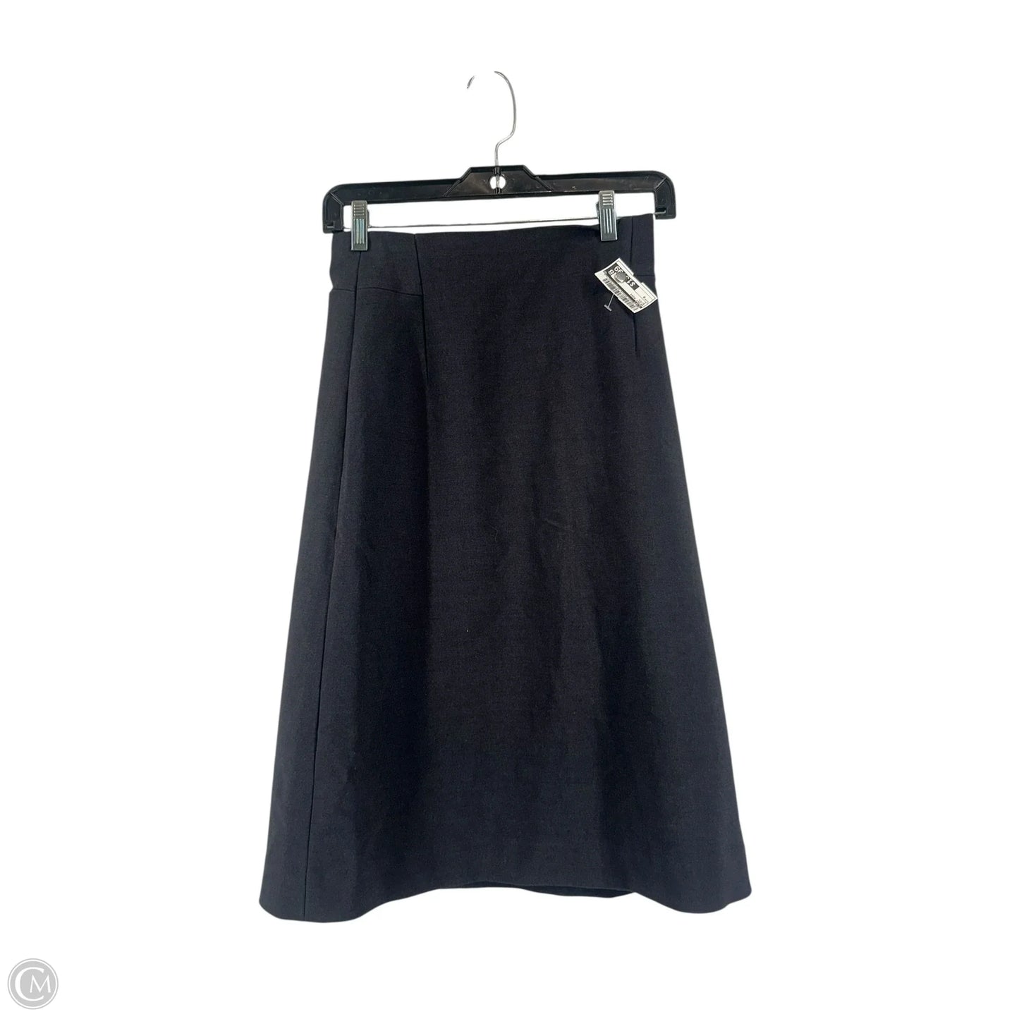 Skirt Midi By Loft In Black, Size: 0