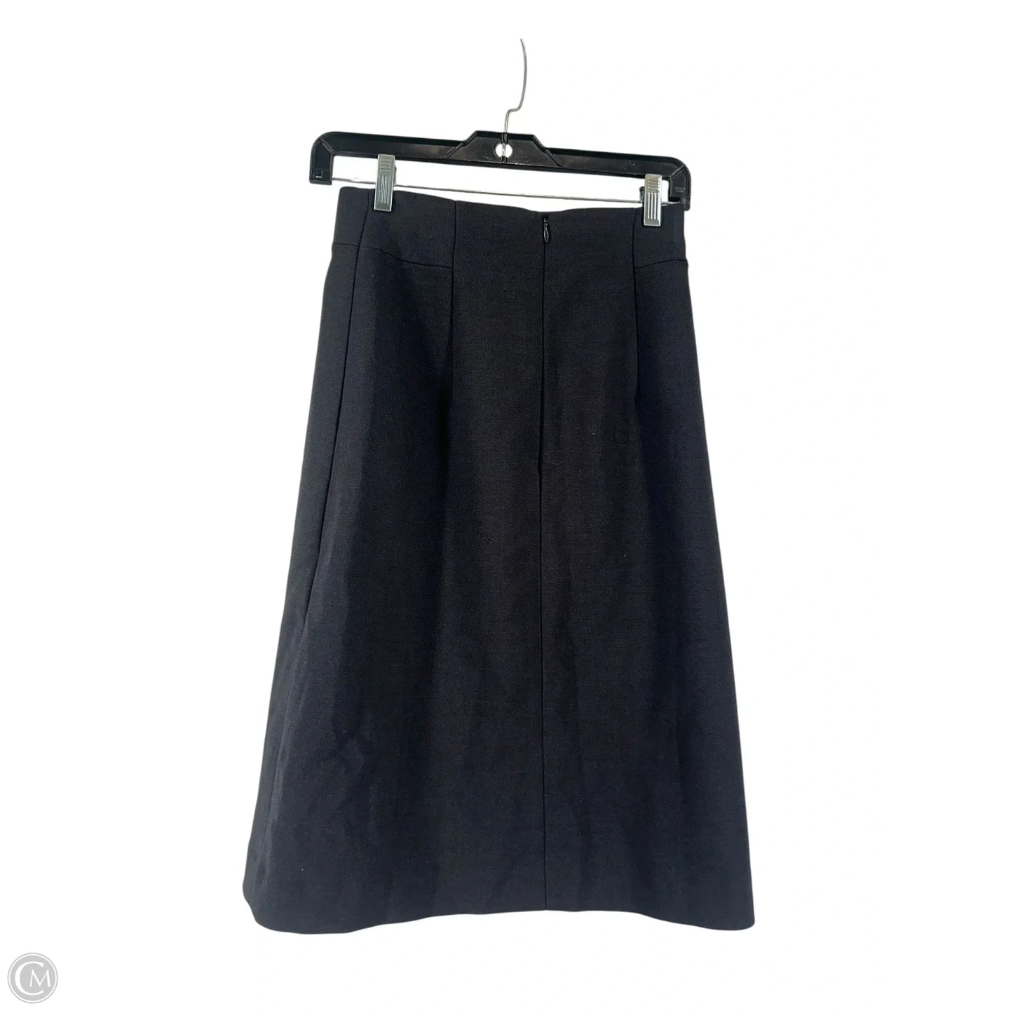 Skirt Midi By Loft In Black, Size: 0