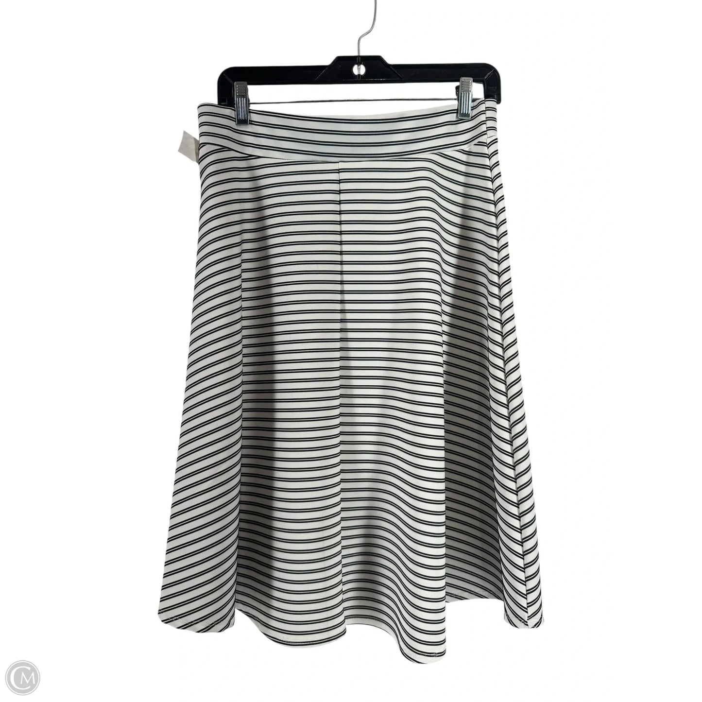 Skirt Maxi By Clothes Mentor In Black & White, Size: M