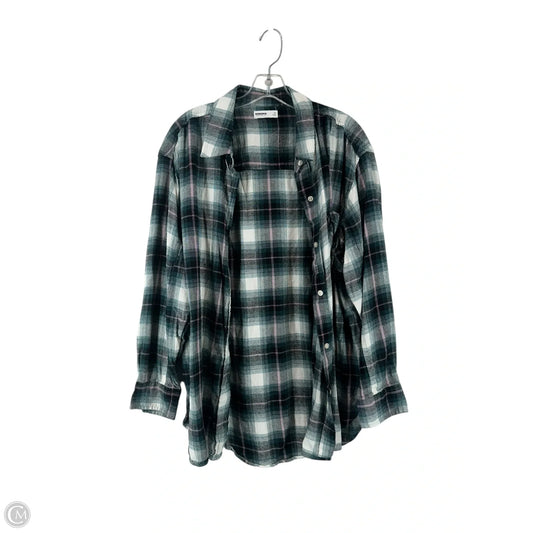 Top Long Sleeve By Sonoma In Green, Size: 1x