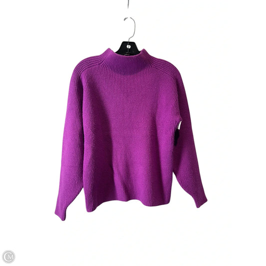 Sweater By Ann Taylor In Purple, Size: S